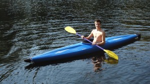 Enjoy kayaking on the Kawigamog lake.