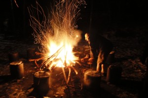 We supply wood for your campfire so all you need to do is light it and pass out the marshmallows.